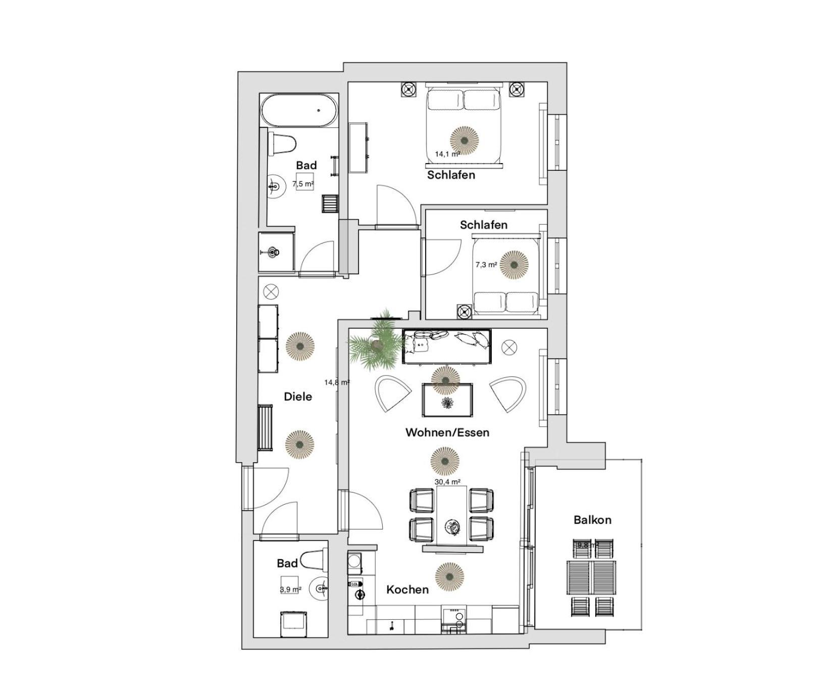 Pineapple Apartments Dresden Zwinger VII - 78 Qm - 1X Free Parking - Exterior foto